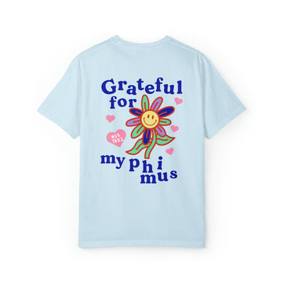 Phi Mu Grateful Flower Sorority T-shirt