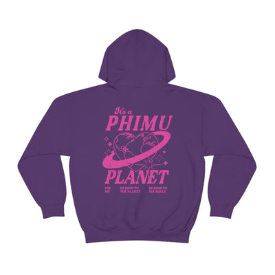 Phi Mu Planet Hoodie | Be Kind to the Planet Trendy Sorority Hoodie | Greek Life Sweatshirt | Trendy Sorority Sweatshirt