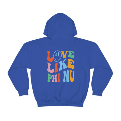 Phi Mu Soft Sorority Sweatshirt | Love Like Phi Mu Sorority Hoodie