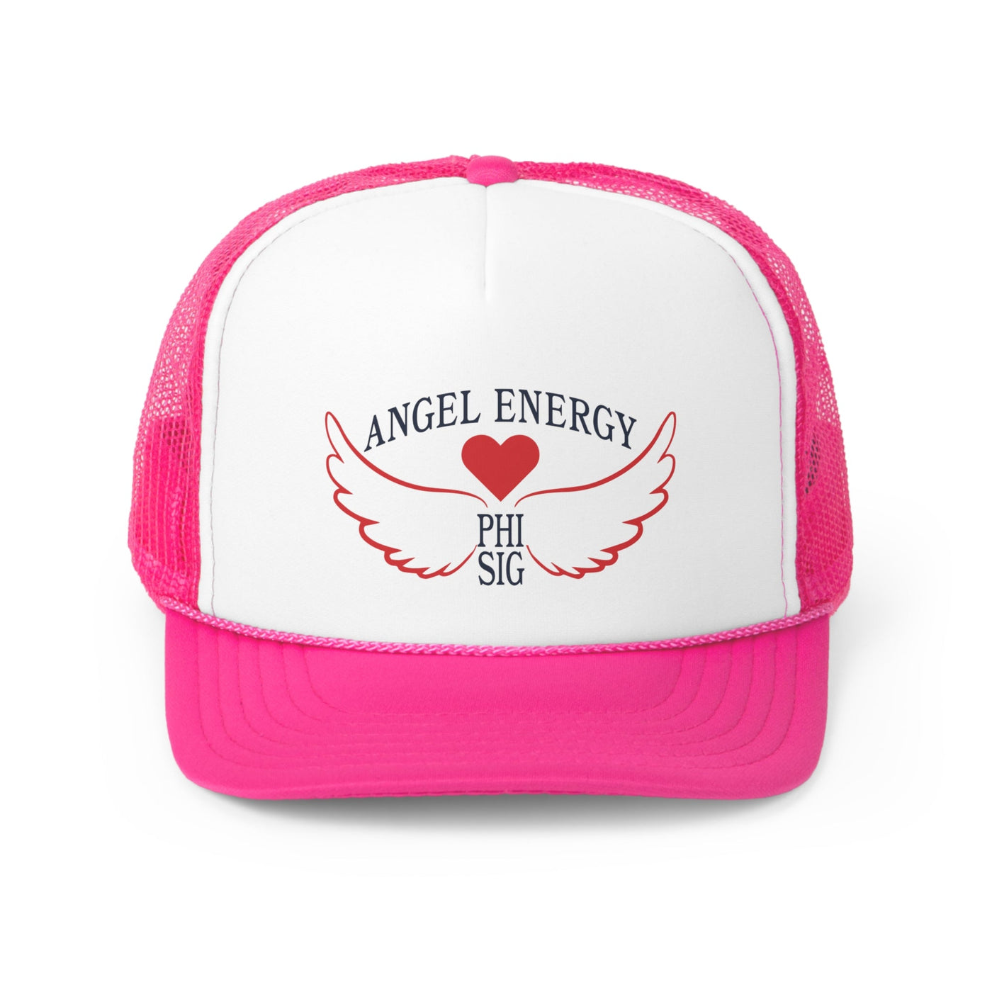 Phi Sigma Sigma Angel Energy Foam Trucker Hat