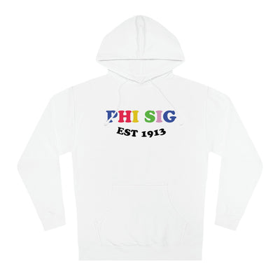 Phi Sigma Sigma Colorful Sorority Sweatshirt PhiSig Hoodie