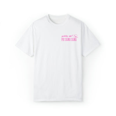 Phi Sigma Sigma Country Western Pink Sorority T-shirt