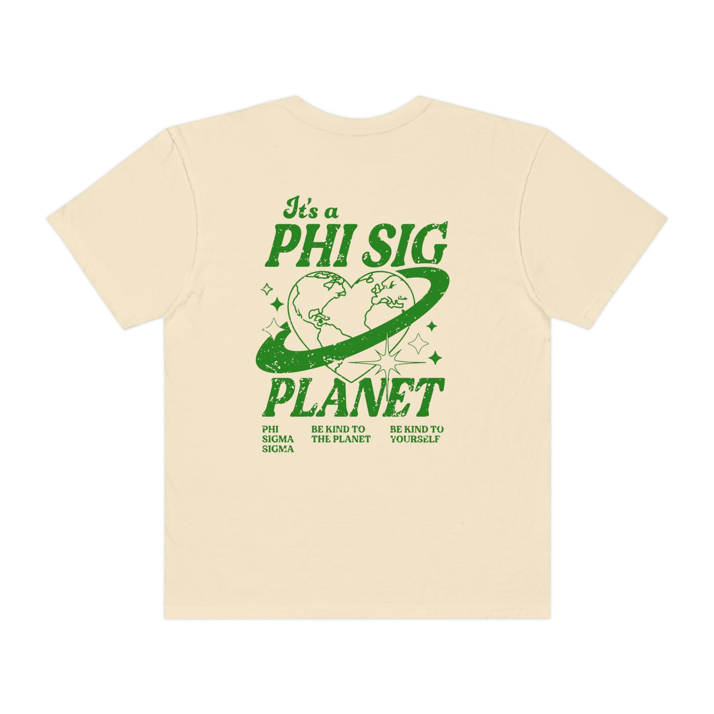 Phi Sigma Sigma Planet T-shirt | Be Kind to the Planet Trendy Sorority shirt