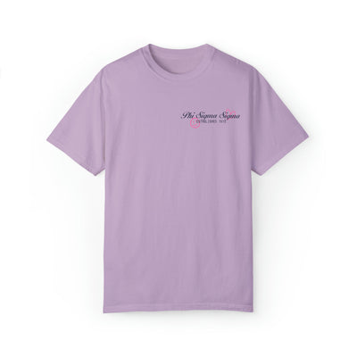 Phi Sigma Sigma Sorority Receipt Comfy T-shirt