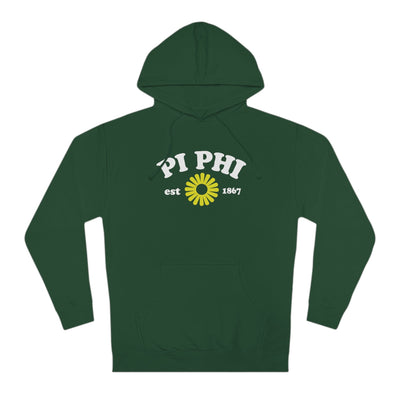 Pi Beta Phi Lavender Flower Sorority Hoodie | Trendy Sorority Pi Phi Sweatshirt