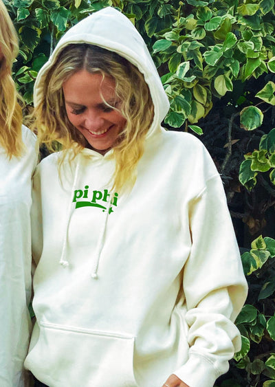 Pi Beta Phi Planet Hoodie | Be Kind to the Planet Trendy Sorority Hoodie | Greek Life Sweatshirt | Pi Phi comfy hoodie