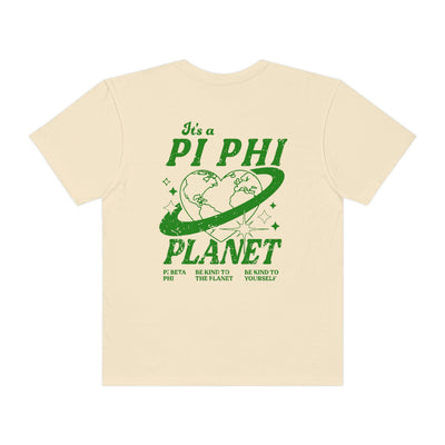 Pi Beta Phi Planet T-shirt | Be Kind to the Planet Trendy Sorority shirt