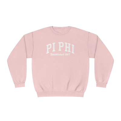 Pi Beta Phi Sorority Varsity College Pi Phi Crewneck Sweatshirt