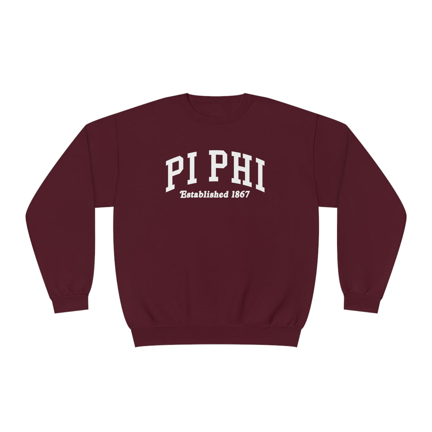 Pi Beta Phi Sorority Varsity College Pi Phi Crewneck Sweatshirt