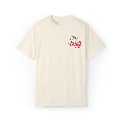 Sigma Delta Tau Cherry Airbrush Sorority T-shirt