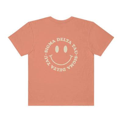 Sigma Delta Tau Smile Sorority Comfy T-Shirt
