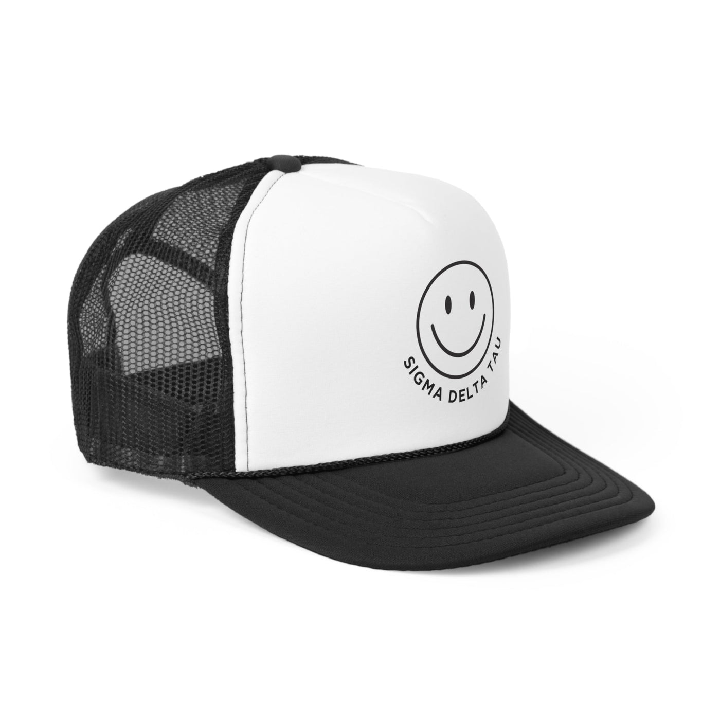 Sigma Delta Tau Smile Trendy Foam Trucker Hat