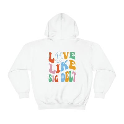 Sigma Delta Tau Soft Sorority Sweatshirt | Love Like Sig Delt Sorority Hoodie