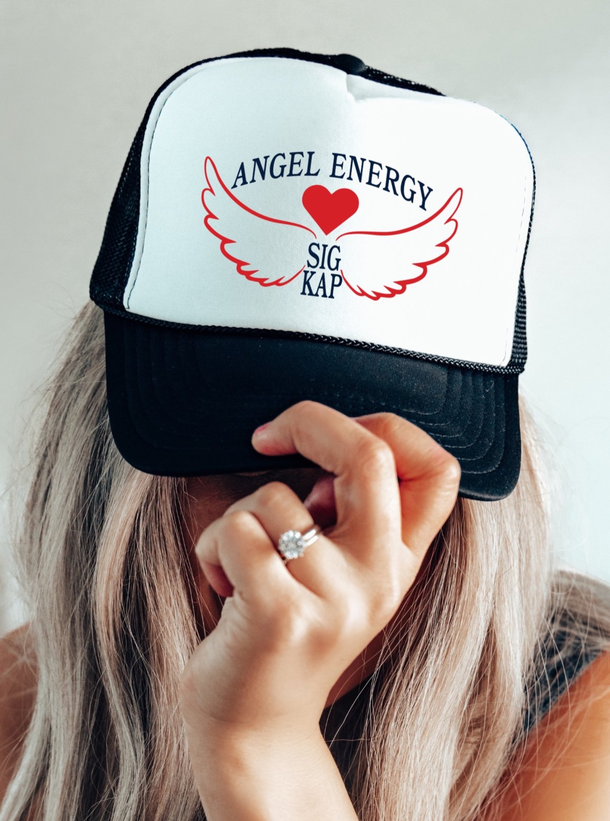 Sigma Kappa Angel Energy Foam Trucker Hat