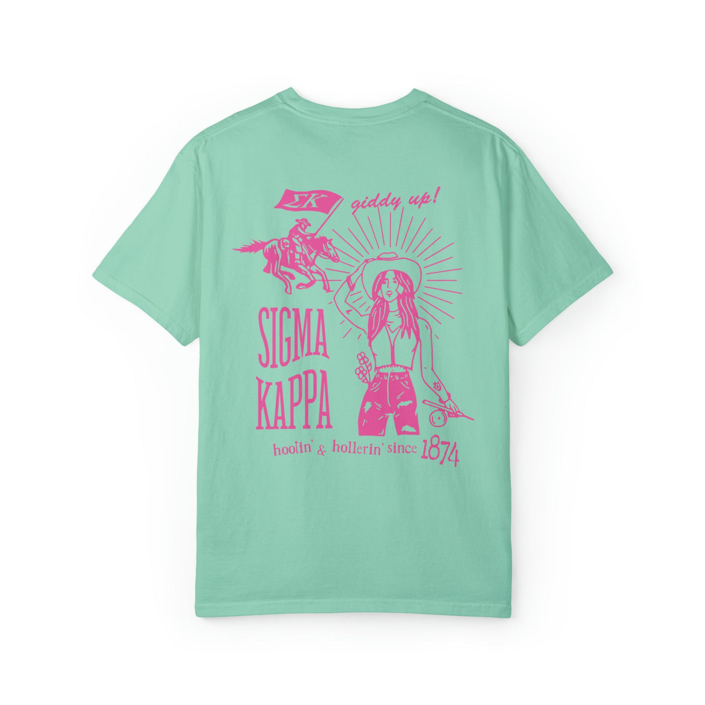 Sigma Kappa Country Western Pink Sorority T-shirt