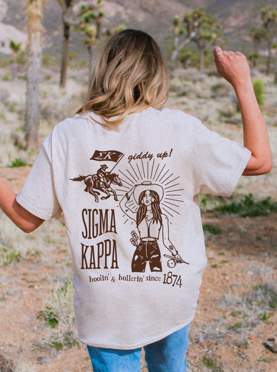 Sigma Kappa Country Western Sorority T-shirt