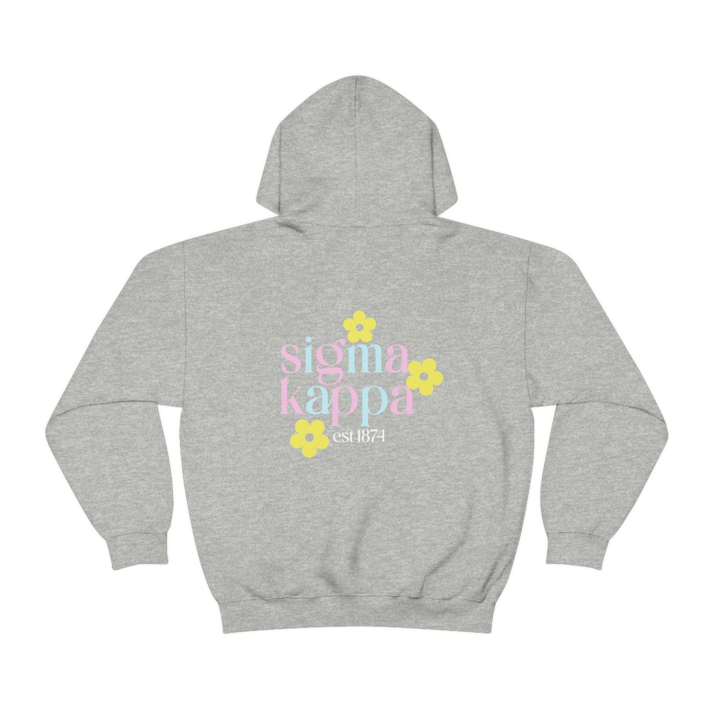 Sigma Kappa Flower Sweatshirt, Sig Kap Sorority Hoodie
