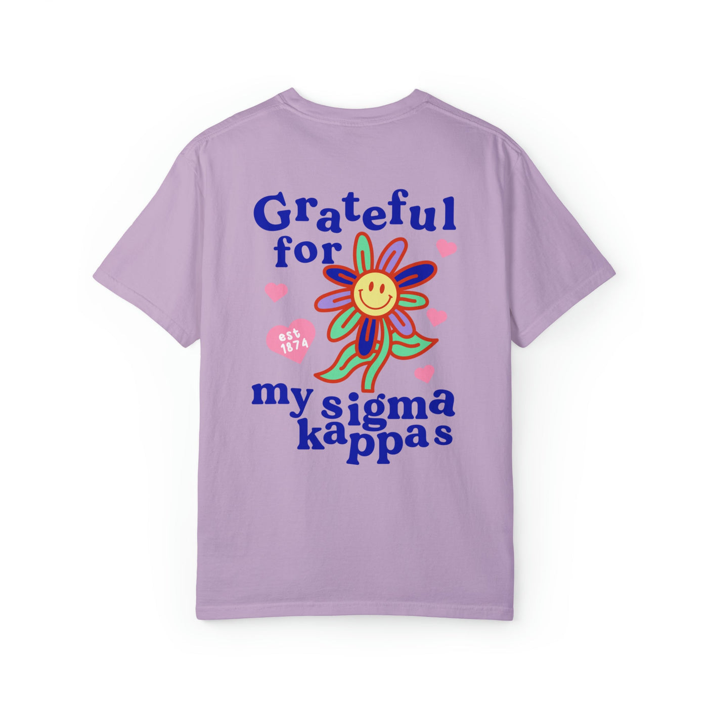 Sigma Kappa Grateful Flower Sorority T-shirt