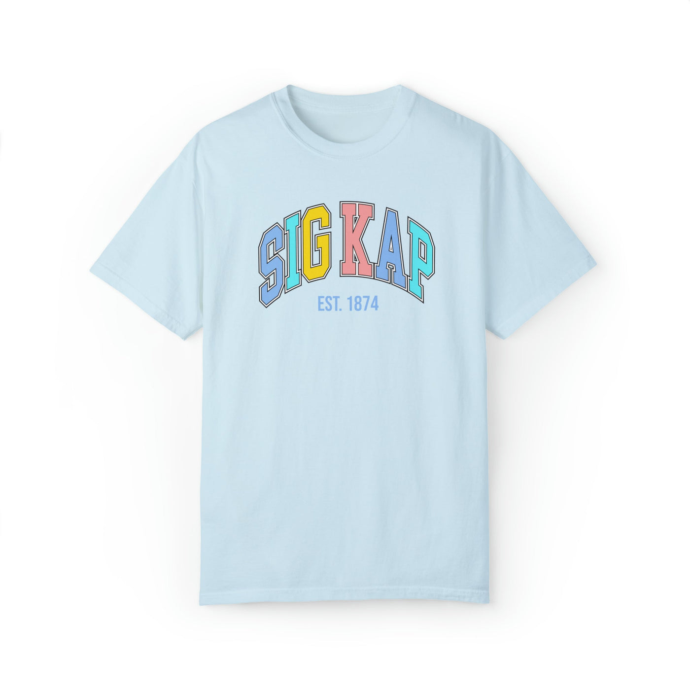 Sigma Kappa Pastel Varsity Sorority T-shirt
