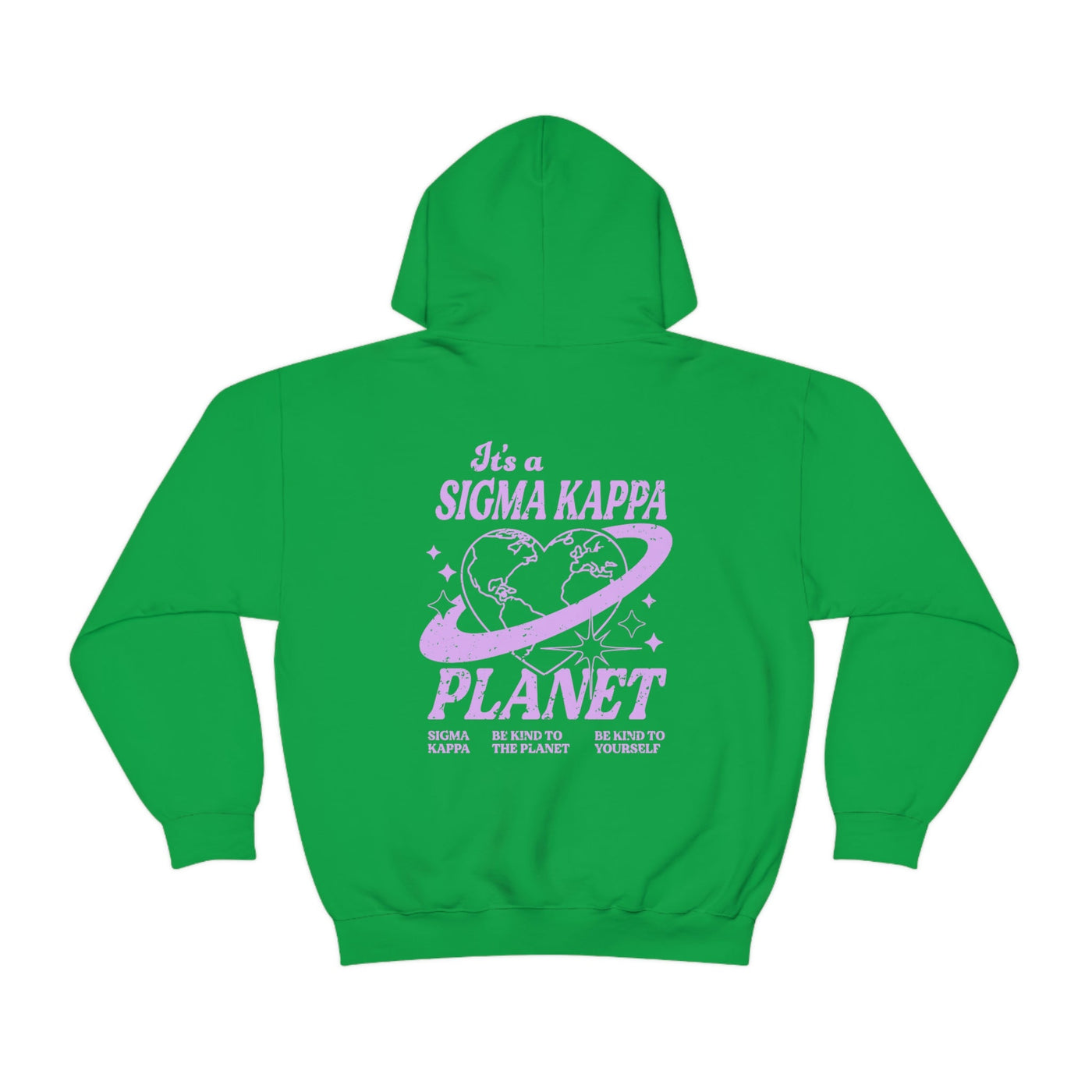 Sigma Kappa Planet Hoodie | Be Kind to the Planet Trendy Sorority Hoodie