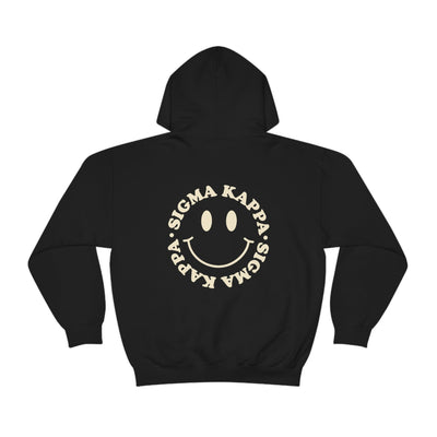 Sigma Kappa Smiley Sorority Sweatshirt | Trendy Sig Kap Custom Sorority Hoodie