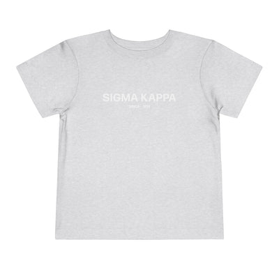 Sigma Kappa Sorority Baby Tee Crop Top