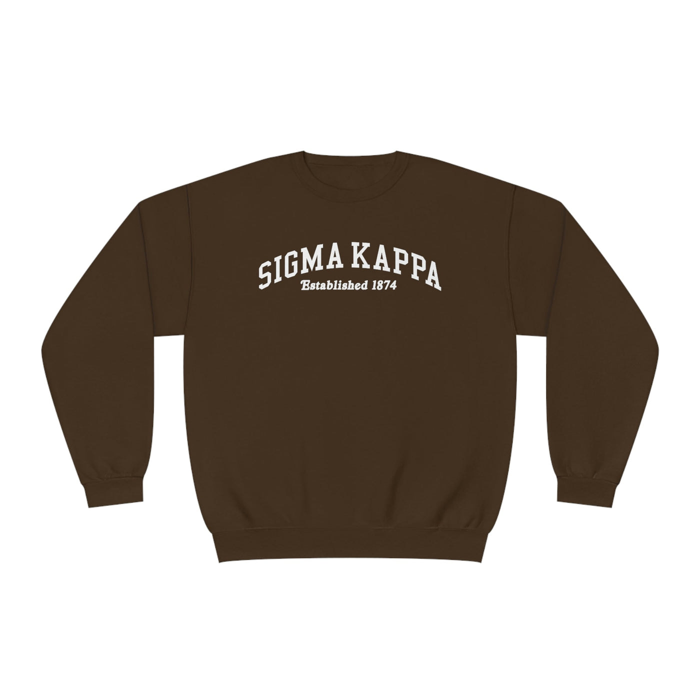 Sigma Kappa Sorority Varsity College Sigma Kappa Crewneck Sweatshirt