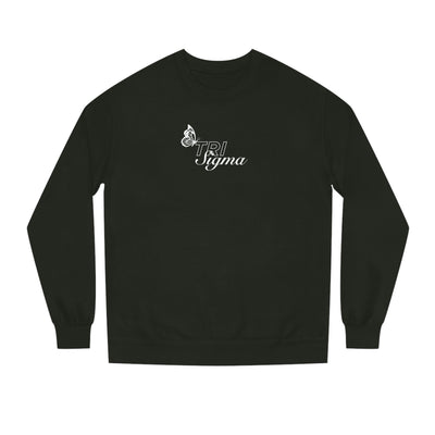 Sigma Sigma Sigma Butterfly Script Tri Sigma Sorority Crewneck Sweatshirt