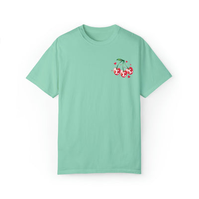 Sigma Sigma Sigma Cherry Airbrush Sorority T-shirt