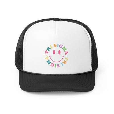 Sigma Sigma Sigma Colorful Smile Foam Trucker Hat