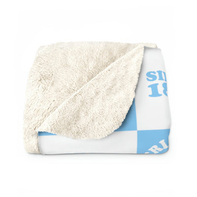 Sigma Sigma Sigma Fluffy Blanket | Sigma Sigma Sigma Cozy Sherpa Sorority Blanket