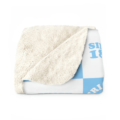 Sigma Sigma Sigma Fluffy Blanket | Sigma Sigma Sigma Cozy Sherpa Sorority Blanket