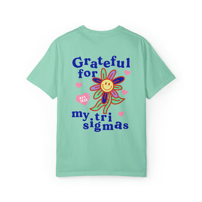 Sigma Sigma Sigma Grateful Flower Sorority T-shirt