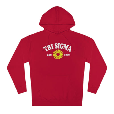 Sigma Sigma Sigma Lavender Flower Sorority Hoodie | Trendy Sorority Tri Sigma Sweatshirt
