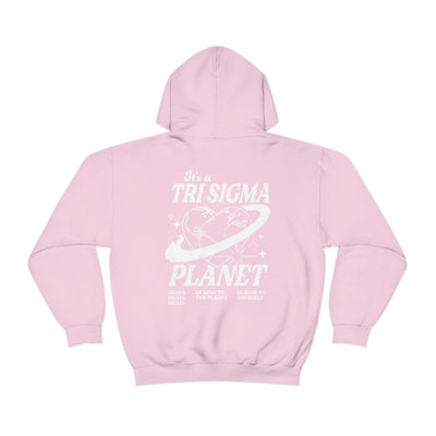 Sigma Sigma Sigma Planet Hoodie | Be Kind to the Planet Trendy Sorority Hoodie