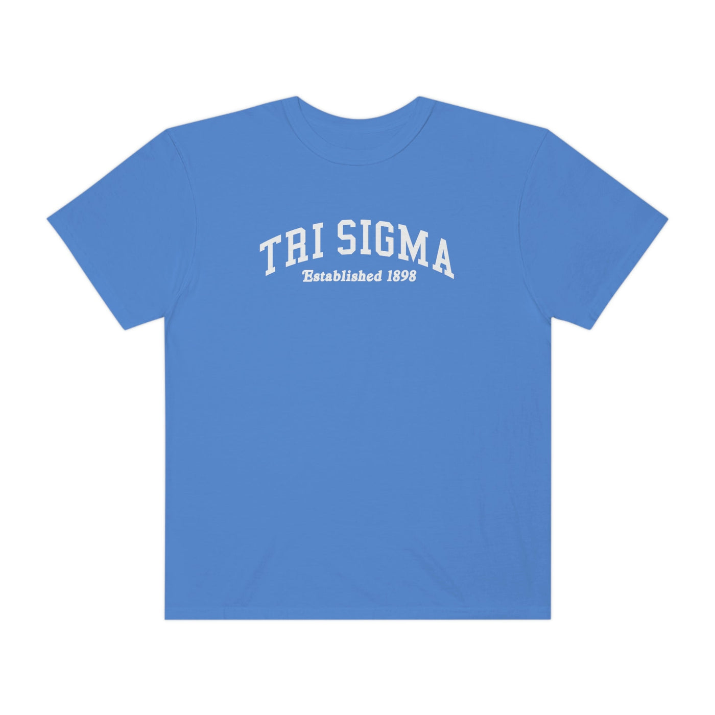 Sigma Sigma Sigma Varsity College Sorority Comfy T-Shirt