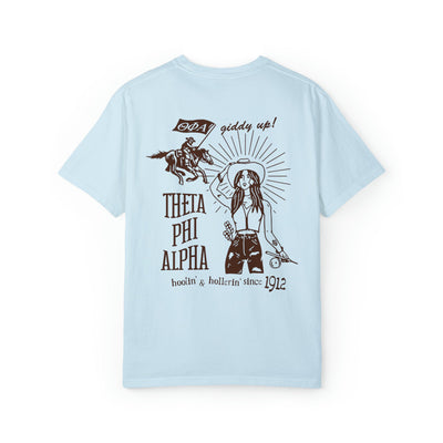 Theta Phi Alpha Country Western Sorority T-shirt