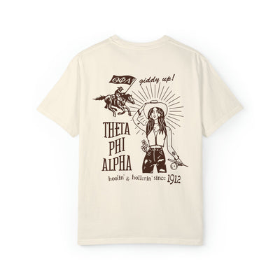 Theta Phi Alpha Country Western Sorority T-shirt