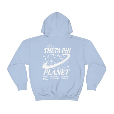 Theta Phi Alpha Planet Hoodie | Be Kind to the Planet Trendy Sorority Hoodie