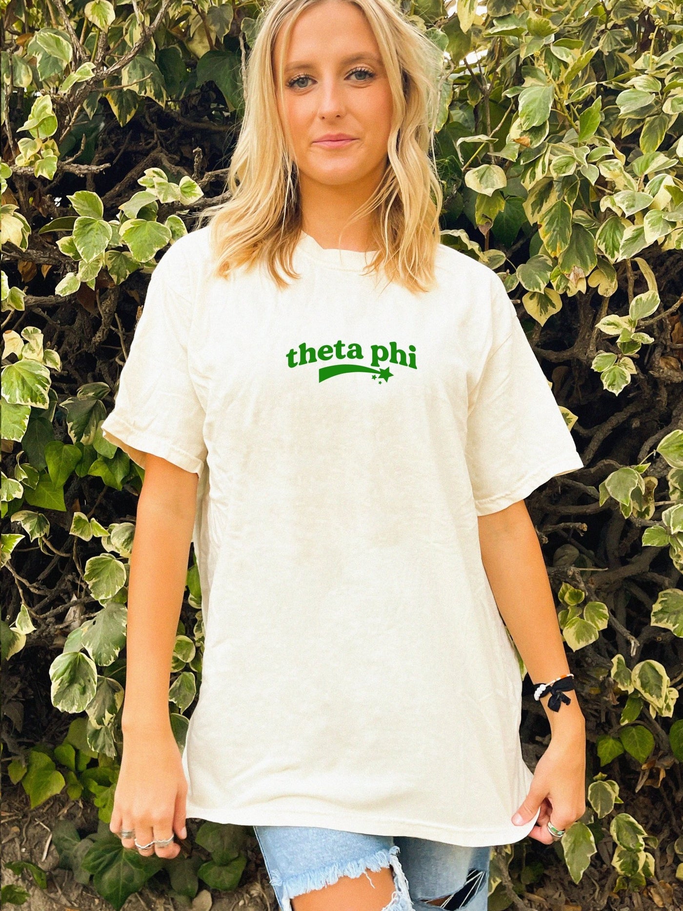 Theta Phi Alpha Planet T-shirt | Be Kind to the Planet Trendy Sorority shirt
