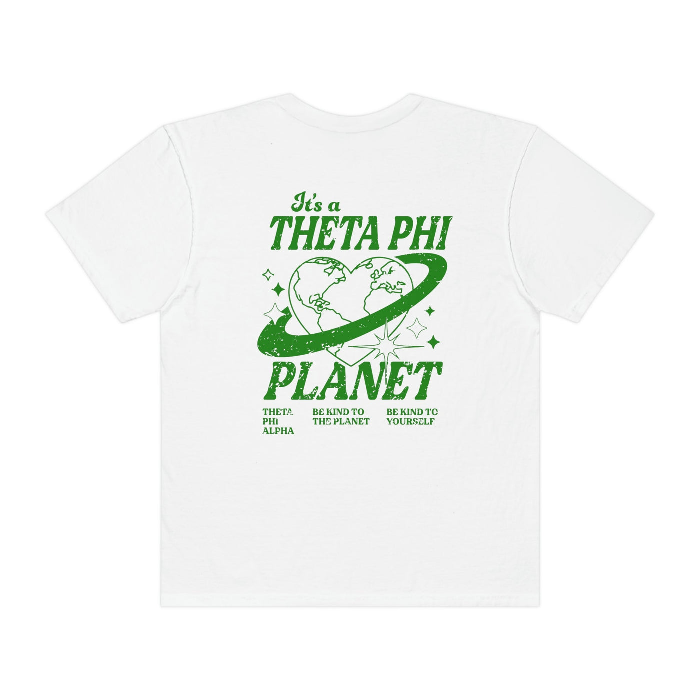 Theta Phi Alpha Planet T-shirt | Be Kind to the Planet Trendy Sorority shirt