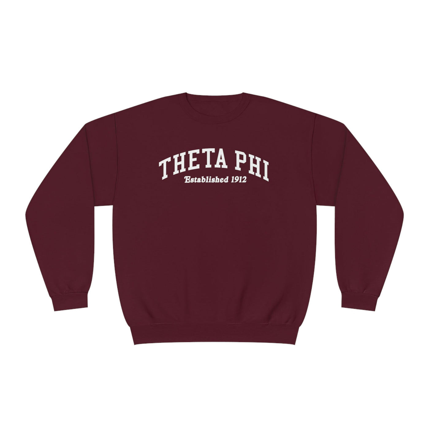 Theta Phi Alpha Sorority Varsity College Theta Phi Crewneck Sweatshirt