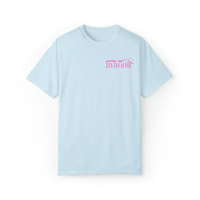 Zeta Tau Alpha Country Western Pink Sorority T-shirt