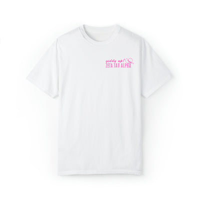 Zeta Tau Alpha Country Western Pink Sorority T-shirt