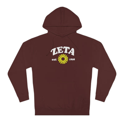 Zeta Tau Alpha Lavender Flower Sorority Hoodie | Trendy Sorority Zeta Sweatshirt