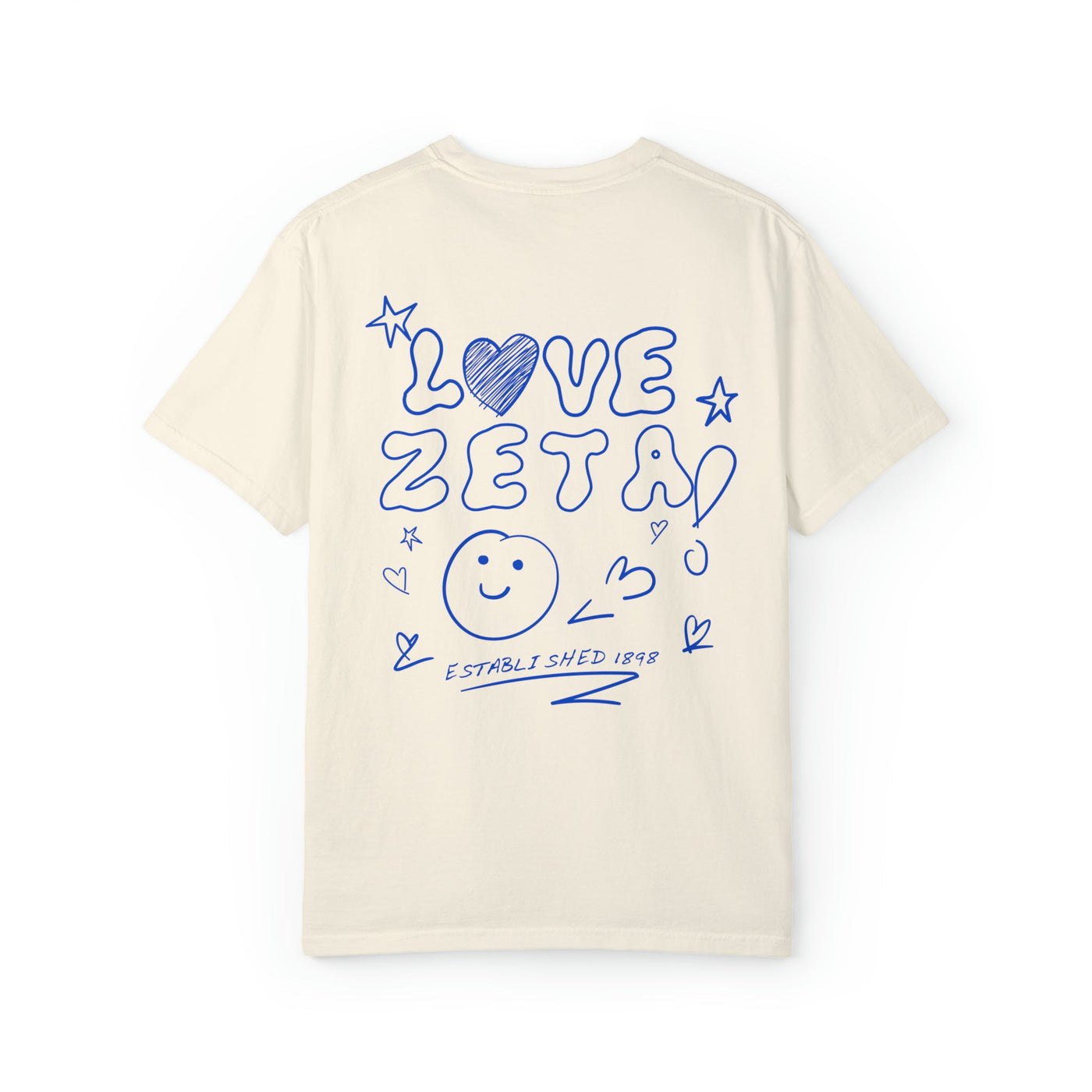 Zeta Tau Alpha Love Doodle Sorority T-shirt