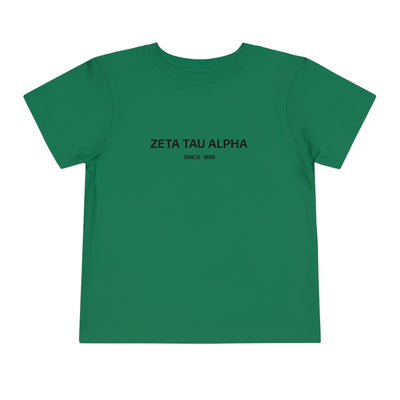 Zeta Tau Alpha Sorority Baby Tee Crop Top
